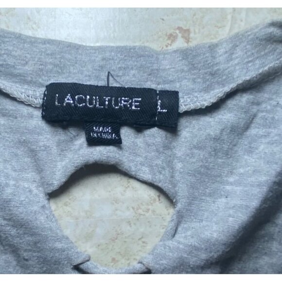 Laculture Angel Wing Cross Y2K Goth Grunge Short Sleeve VNeck Bodycon Mini Dress - Picture 6 of 8